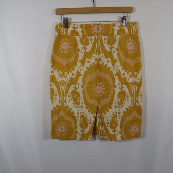 J Crew Linen Pencil Skirt Womens Size 4 - Picture 2 of 3
